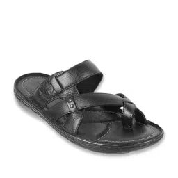 Mochi Men's Black Toe Ring Sandals image 2
