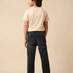 U.S. Polo Assn. Boys Black Cotton Jeans image 2