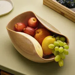 troveas Trovea's Dust Brown Ceramic Fruit Bowl-picture-41