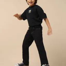 U.S. Polo Assn. Boys Dark Blue Cotton Jeans image 4