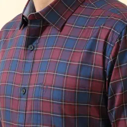 Allen Solly Multicolor Cotton Regular Fit Checks Shirt image 4