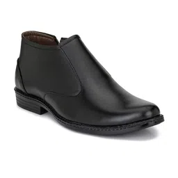John Karsun Men Black Flat Boots-picture-24