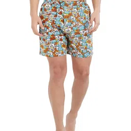 XYXX Multicolor Printed Cotton Boxers (Pack Of 3) image 5