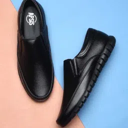 Apsis Men's Black Formal Loafers-picture-19