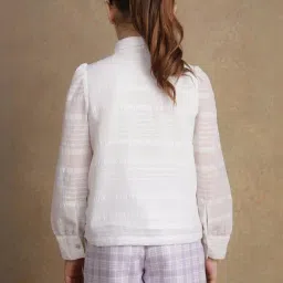 One Friday Kids White Regular Fit Top image 2