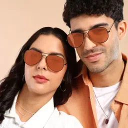 Resist Eyewear Pink UV Protection Aviator Unisex Sunglasses-image-84