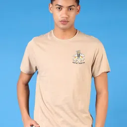 V-Mart Men Graphic Printed Round Neck Cotton T-shirt-picture-22