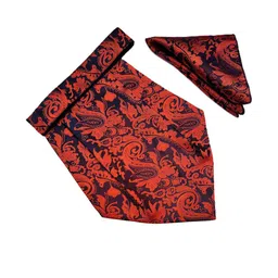Paisley Design Cravats & Pocket Square Combo-image-96