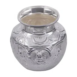 Joyalukkas 92.5 Sterling Silver Kalash - 256.25 gm image 2