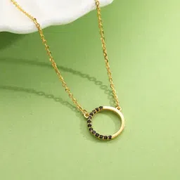 P.N.Gadgil Jewellers 18k (750) Yellow Gold Eon Ring Modern Necklace-picture-38