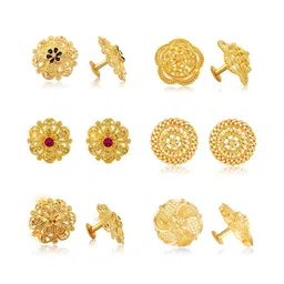 VIVASTRI Women Gold-Plated Alloy Earrings-picture-26