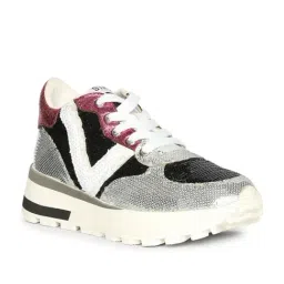 Saint G Multi Color Sequence Embellieshed Sneakers image 2