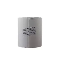 AVIR 100x75 mm Self Adhesive Rectangular Shape White Barcode Chromo Paper Label Sticker, SS21 image 2