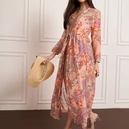 StyleStone Women Printed Longline Shrug image 5