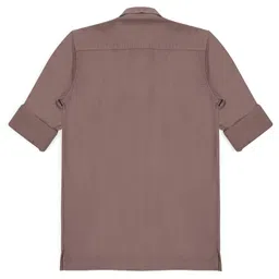 CAVIO Cotton Full Sleeves Solid Shirt - Magenta image 3