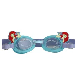 Disney by Yellow Bee Princess Ariel Swimming Goggles with 3D Mermaid Design for Girls- 1 Pair, Blue image 3