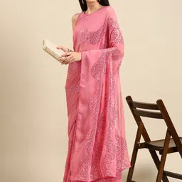 VAIRAGEE Embellished Sequinned Saree-picture-15