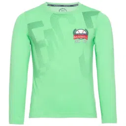 Jockey Kids Green Printed AB25 T-Shirt-image-41