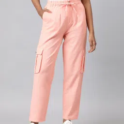 Fabindia Pink Cotton Pants image 1