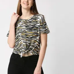 Pepe Jeans Multicolor Abstract Print T-shirt-picture-22