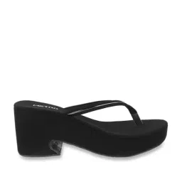 Metro Women's Black Thong Sandals-picture-31