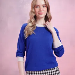 DressBerry Contrasting Edges Regular Fit Pullover image 4