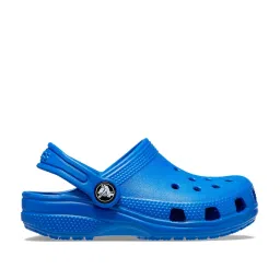 Crocs Kids Classic Blue Back Strap Clogs image 1