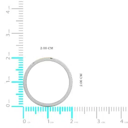 Joyalukkas 18k White Gold & Diamond Diagonal Gold Elegance Ring for Women image 4