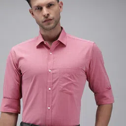 Park Avenue Pure Cotton Slim Fit Opaque Formal Shirt-image-18