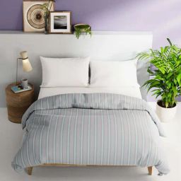 Bianca Victoria Grey Cotton 144 TC 150 GSM Double Comforter-picture-8