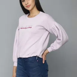 Allen Solly Purple Printed Sweatshirt image 3