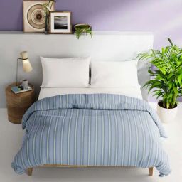 Bianca Victoria Blue & Green Cotton 144 TC 150 GSM Double Comforter-picture-10