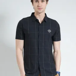 Monte Carlo Black Regular Fit Printed Shirt-picture-34