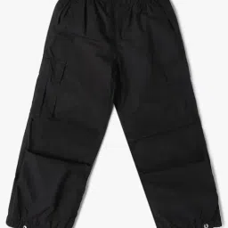 GAP Girls Black Cotton Solid Joggers-picture-38