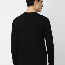 Peter England Jeans Black Regular Fit Sweatshirt image 2