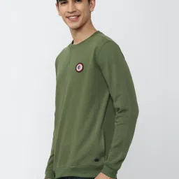 Peter England Jeans Green Slim Fit Sweatshirt image 3