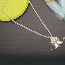 JIYANSHI FASHION Men White Jewellery Set image 4