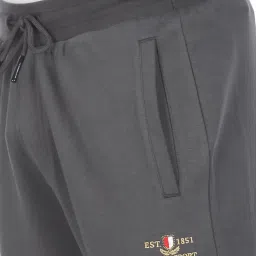Arrow Grey Cotton Regular Fit Joggers image 5