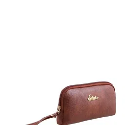 Esbeda Dark Tan Solid Wristlet image 2