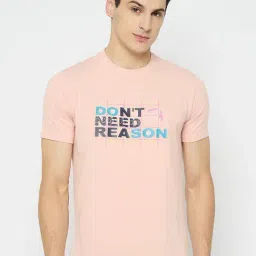 Duke Powder Pink Slim Fit Printed T-Shirt-picture-36