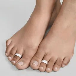 Silvermerc Designs Gold-Plated Handcrafted Toe Rings-image-28