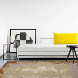 DDECOR Live beautiful Textured Brown Polypropylene Small Rug image 1