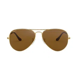Ray-Ban 0RB3025 Dark Brown Polarized Aviator - 61 mm image 1