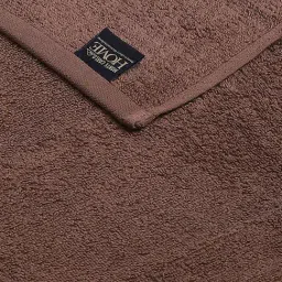Monte Carlo Oslo Dark Brown Cotton Printed Hand Towel - Set of 2 image 3
