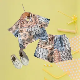 NAAMJAP Kids-Unisex Pure Cotton Printed Clothing Set image 1