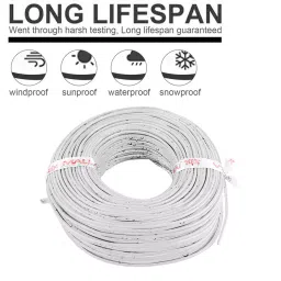 MALLA 1 Sq.mm 1 Core Flexible Cable White (90 m) image 4