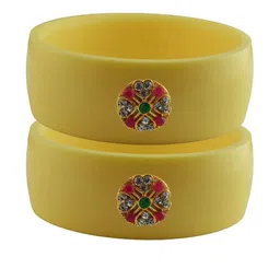 Vidhya Kangan Multi-Coloured Brass Bangles-picture-29