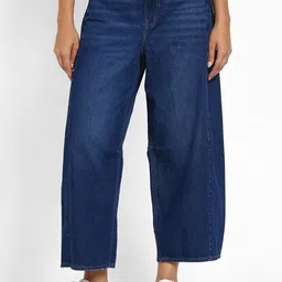 AMERICAN EAGLE OUTFITTERS Women Solid Mid-Rise Slash Knee Light Fade Jeans-image-52