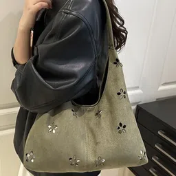 StyleCast x Revolte Structured Tote Bag with Cut Work image 3