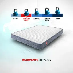 Duroflex LiveIn Bounce White & Black Foam Hybrid Roll 3 Zone Pocket Spring Double Mattress image 3